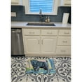 thumbnail image 3 of Carolines Treasures 7333RUG Blue Shar Pei Machine Washable Memory Foam Mat 19 X 27" multicolor, 3 of 4