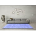 thumbnail image 3 of Ahgly Company Indoor Rectangle Abstract Blue Modern Area Rugs, 2' x 4', 3 of 4