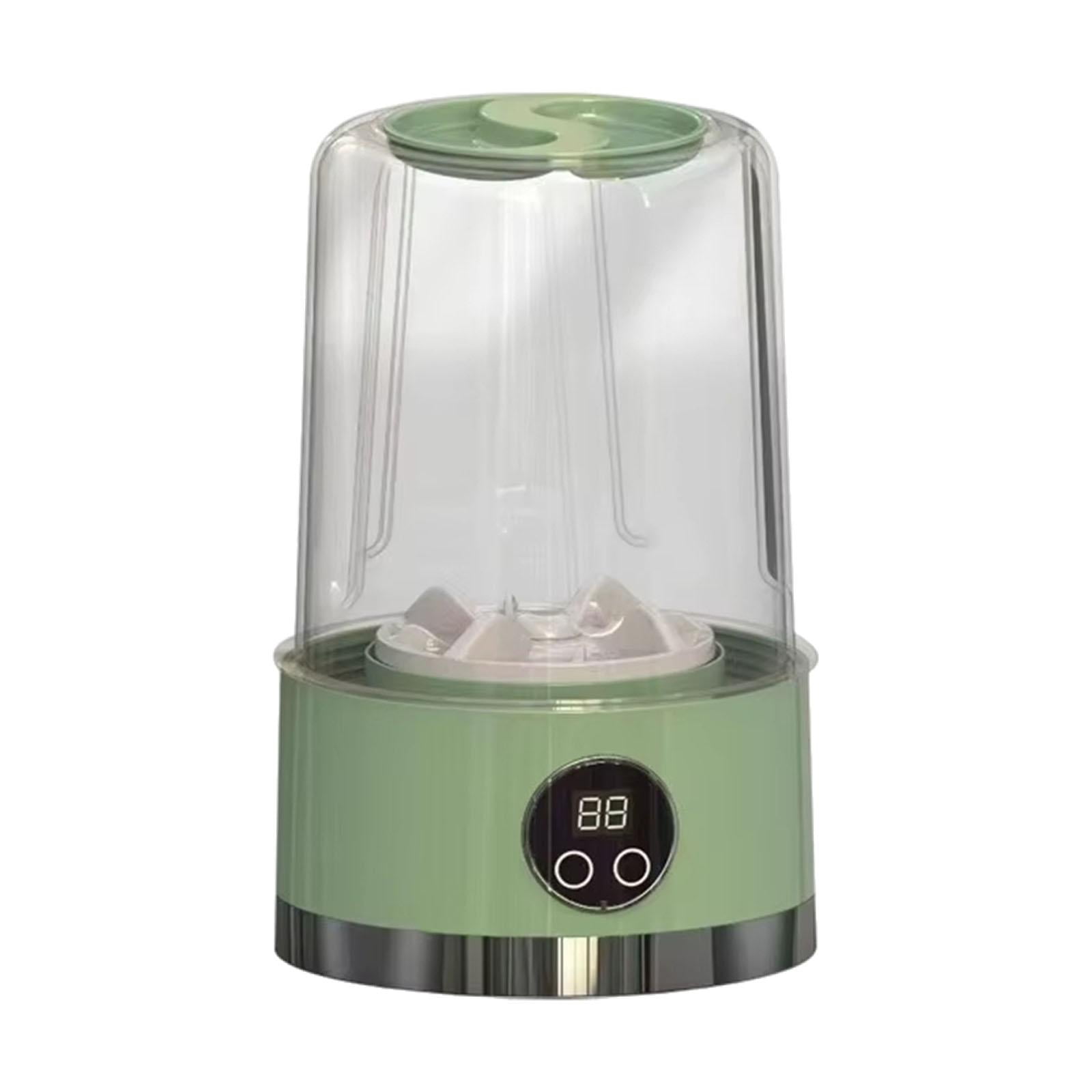 kowaku Underwear Washer Makeup Brush Cleaner Quickly Automatic Drain Mini Washing Machine for Small Place Personal Apartments Travel Green