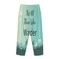 thumbnail image 5 of Sigee Not All Those Who Wander Are Lost1 Print Women's Soft Pajama Pants - Breathable and Comfortable Lounge Sleep Bottoms with Elastic Waistband and Pockets-Medium, 5 of 9