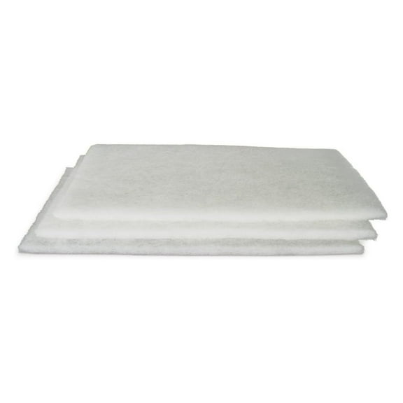 80001 Rapid Clear Fine Filter Pad for Pond, Waterfall, and Water Features, 12 x 24 Inches,White 12 by 24"