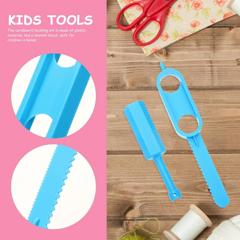 Cardboard Screw Tool Children's Toys Construction Kit Toddler