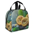 thumbnail image 2 of Honeii Fresh Passion Fruit Still Life Print Lunch Bag Women, Lunch Box Lunch Bag for Women Adult Men, Small Leakproof Cute Lunch Tote Large Capacity Reusable, 2 of 8