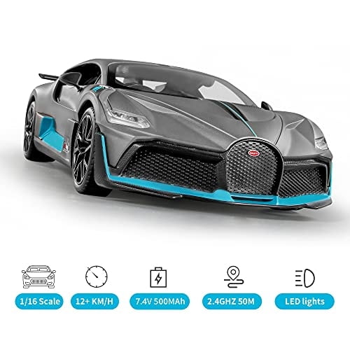 MIEBELY Bugatti Control Remoto Coche — Escala 1/16 Coche RC para Niños y Adultos — Coche B MIEBELY MIEBELY