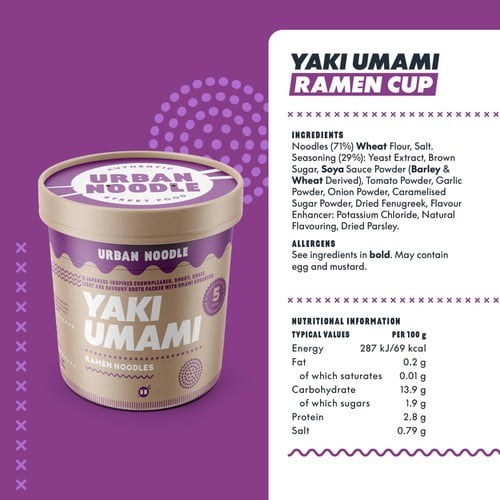 Urban Noodle Yaki Umami Ramen Pot 87g, British Import (Pack of 2)