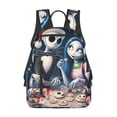 thumbnail image 1 of Goofa The Nightmare Before Christmas Pattern School Backpack for Students – Tear-resistant Bag Spacious, Comfortable, and Stylish Backpack with Multiple Pockets, 1 of 7