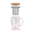 thumbnail image 5 of Pinky Up Bailey Ceramic Tea Cup with Infuser, Tea Mug, 12oz Botanical Bliss, 5 of 6