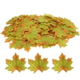 thumbnail image 2 of 100Pcs Artificial Maple Leaves Decor Bag Artificial Maple Leaf Thanksgiving Autumn Furnishings Floral Arranging, 2 of 8