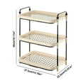 thumbnail image 3 of Vaidha Cup Storage Shelf Desktop Mug Organizer Sideboard Teacup Drainer Cream Wind Kitchen Cup Holders, 3 of 6