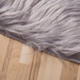 thumbnail image 4 of Mialoley Heart Shaped Shaggy Faux Fur Fluffy Rug Hairy Carpet, 4 of 6