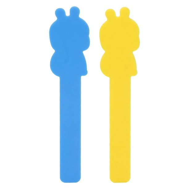 Entrenador de lengua de plástico para niños, depresores de lengua de 2 piezas Mezcla de depresor de lengua de plástico Depresor de lengua de plástico para niños Diseño de próxima generación