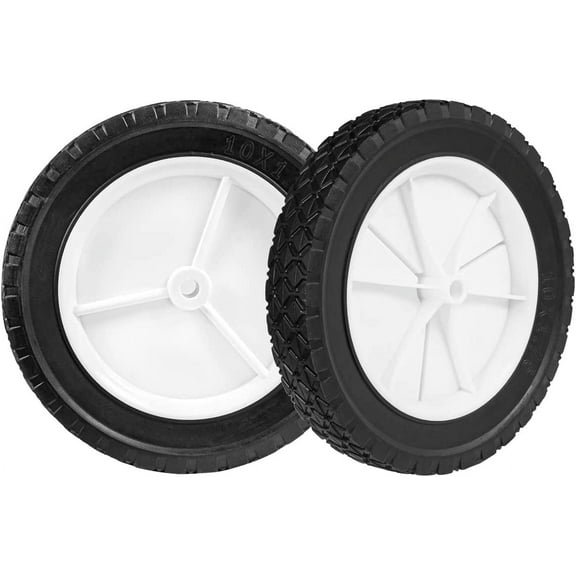 Antanker 10" Lawnmower Wheels (2 Pcs) – Replaces Oregon 72-110 for Hand Trucks & Utility Carts