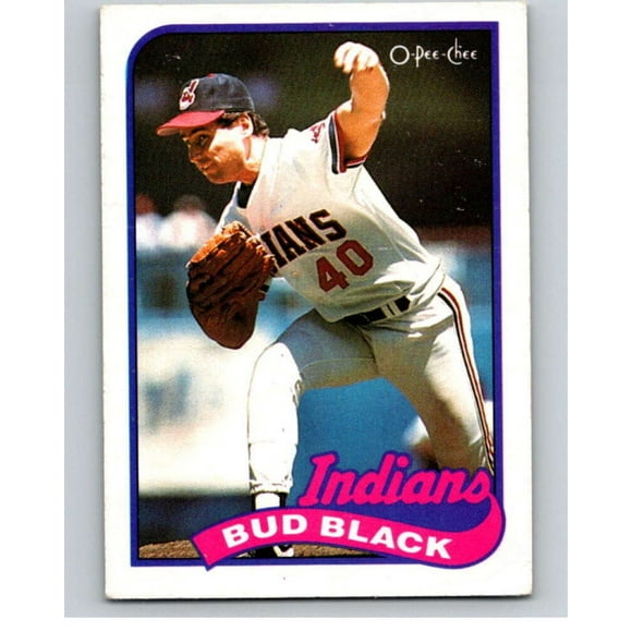 1989 O-Pee-Chee Baseball 5 Bourgeon Noir Cleveland Indiens V95284