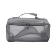 thumbnail image 1 of 1 Pc Bolsa de Maquillaje de Gran Capacidad para Viaje de Tela de Malla Gris, 1 of 5