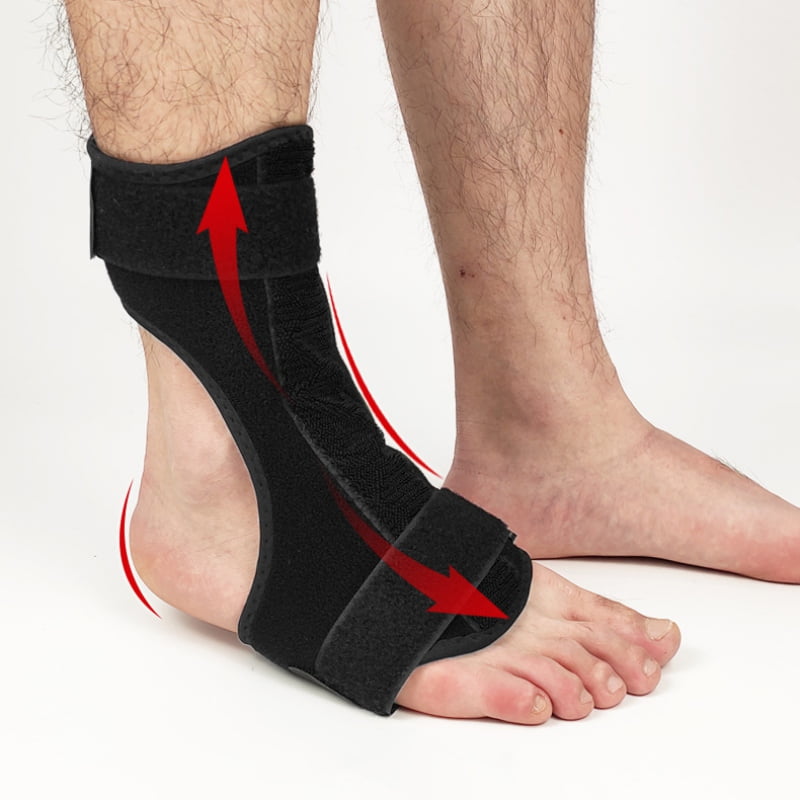 Brace Drop Foot Support Splint Medical Ankle Foot Orthosis Support Drop Foot Postural Correction Brace,Left,L