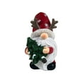 thumbnail image 2 of Hxlamzoo Christmas Gnome Resin Figurine - Swedish Tomte Dwarf with Gifts & Tree for Festive Indoor Home Decor, 2 of 7