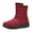 Red, variant on CAICJ98 Womens Snow Boots Waterproof Warm Lined Anti-Slip Mid Calf Boot Outdoor Comfortable Winter Boots for Women (Black,Size 6.5)