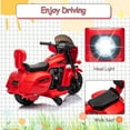 thumbnail image 3 of M optimized Kids Ride on Motorcycle, 6V Electric Baterry Power Dirt Bike Motorcycle with USB, AUX, Music, Headlight for 3-8 Years Old, 3 of 7