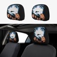 Film Scream Ghostface Killer Car Headrest Cover Protector Accessories