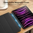 thumbnail image 2 of ESR Hybrid Case Compatible with iPad Pro 12.9 Inch 2022/2021 (6th/5th Generation), Detachable Magnetic Case, Auto Sleep/Wake, [Supports Pencil 2] Ascend Series, Black, 2 of 7