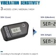 thumbnail image 4 of Runleader Digital Self Powered Wireless Hour Meter,Vibration Activated Hourmeter,Resettable Partial Timer, User Lock, 4 of 5