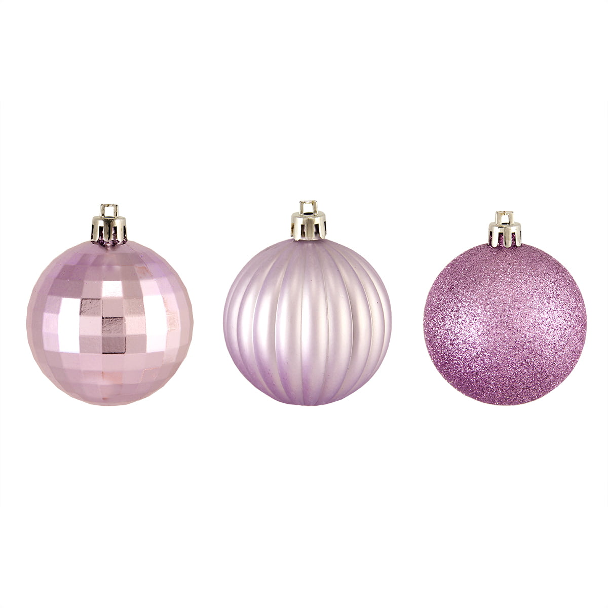 8 Christmas Ornaments 2 3/4 " Ball Shatterproof Purple Your choice of Style New 