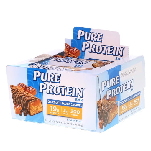Pure Protein Bar, Chocolate Salted Caramel, 20g Protein, 6 Ct