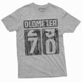 thumbnail image 6 of Men's 70th Birthday celebration anniversary T-shirt Funny Tee Odometer age Dad Grandpa gift Tee shirt (Small Navy Blue), 6 of 7