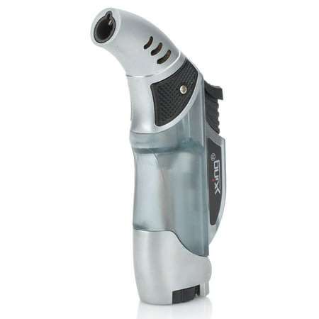 Butane Jet Flame Cigar - Torch Gun Jet Flame Refillable Butane Gas Cigar Cigarette Lighter Windproof