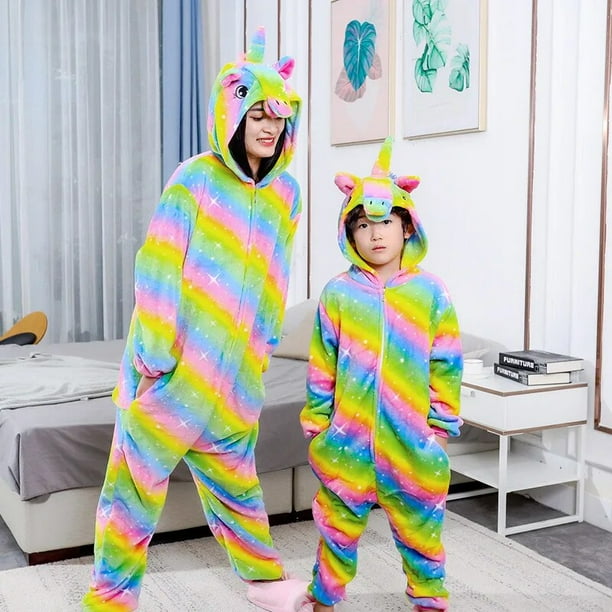 Pijamas de unicornio para ninos y ninas ropa de dormir con capucha de animales Rana Licorne Mono xuanjing unisex Bodega Aurrera en linea