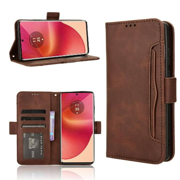 Funda Tipo Billetera GANGXUN para Motorola MOTO Edge 50 Fusion 5G – Tapa Flip con Tarjetero