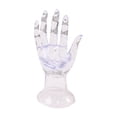 thumbnail image 1 of Soporte para anillos con forma de mano, soporte de escritorio, soporte portátil para anillos para organizar el hogar claro, 1 of 8