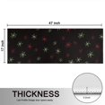 thumbnail image 5 of Kitchen Rugs Sets Of 2,Black Christmas Star Pattern Anti Fatigue Kitchen Mat Rugs Non Slip Washable,Decorative Kitchen Floor Mats for Kitchen,Sink,Laundry,17"X47", 5 of 5