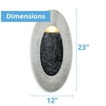 Make Lemonade 17FMW920TN Indoor/Outdoor Wall Fountain (Oval)