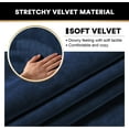 thumbnail image 3 of Wishrage 2PCS Velvet Stretch Armrest Covers for Chairs and Sofas Armchair Covers for Arms Couch Arm Covers Armrest Covers for Sofa Non Slip, 3 of 5