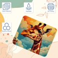 thumbnail image 3 of Deer Square Desk Mat, 8.3x9.8 Inch, Non-Slip Rubber Bottom, Printed, Suitable for Office and Gaming - Gaming Mousepad and Mouse Pad, 3 of 6