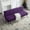 Purple, variant on BSHTI 63.39" Futon Sofa Bed, 5-Position Adjustable Convertible Sleeper with Sturdy Iron Frame, Modern Polyester Fabric, for Small Space, Apartment, Living Room, Gray