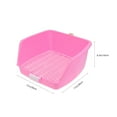thumbnail image 4 of 1Pc Hedgehog Potty Training Plastic Bunny Litter Box Rabbit Toilet Litter Tray, 4 of 5