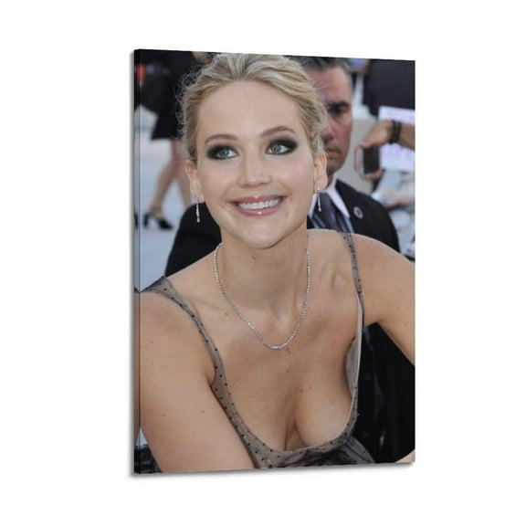 Jennifer Lawrence Sexy Star Poster Posters Aesthetic Canvas Posters Room Bedroom Decorative Decor Wall Art Office Home Decor