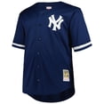 thumbnail image 2 of Men's Mitchell & Ness Reggie Jackson Navy New York Yankees Big & Tall Cooperstown Collection Mesh Batting Practice, 2 of 3