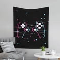 thumbnail image 3 of ZNDUO Electronic Handle Game Art Pattern Wall Tapestry, Tapestries for Living Room Bedroom Dorm Classroom Office Decor 60x51 Inch, 3 of 8