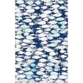 thumbnail image 3 of Unique Loom Fish Ariel Rug Blue/Ivory 5' 3" x 8' Rectangle Animal Print Beach/Nautical Perfect For Living Room Bed Room Dining Room Office, 3 of 6