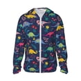 thumbnail image 2 of Lsque Dinosaur Flowers UPF 50+ Lightweight Sun Protection Men's Women's Long Sleeve Shirt, Hoodie Performance -XX-Large, 2 of 9