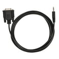 thumbnail image 2 of Varón DB9 a cable macho DC3.5mm Plug and Play Cable serie RS232 portátil de PVC resistente al desgaste, 2 of 5