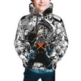 thumbnail image 4 of My Hero Academia Bakugo Katsuki Kids' Hoodie 3d Print Sweatshirt Soft Pullover Hooded With Big Pockets For Boys Or Girls Small, 4 of 8