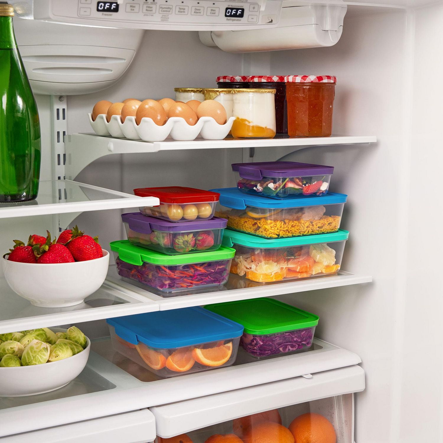 Sistema Nest It Boîtes de conservation des aliments avec couvercles, paquet de 5 paquet de 5