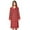 Plaid Red, variant on Casual Nights Women's Flannel Floral Long Sleeve Nightgown