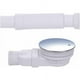 thumbnail image 5 of Desagüe de ducha extraplano 90 mm - Kit orificio de desagüe para plato de ducha, desagüe de ducha con sifón, colador de pelo, flexible, 5 of 5