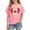 Pink, variant on ITSAME T-Shirt for Boys Girls, Heart Print Round Neck Short Sleeve Kids Casual Fashion Loose Pullover Gray Size 5T