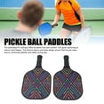 thumbnail image 3 of Paddles, Protective Edge Guard  Rackets with Bag for Indoor X Pattern,Graffiti, 3 of 7